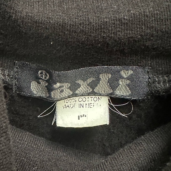 Jayli cotton asymmetric sweatshirt w/embroidered mandala - Picture 3 of 3